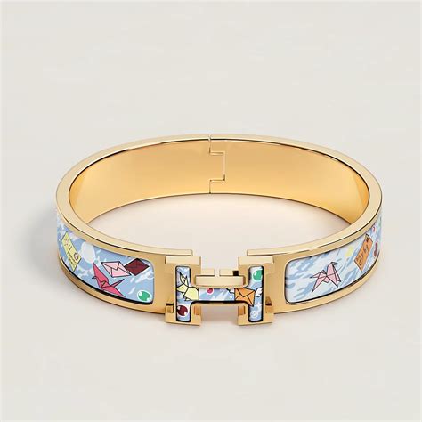 enamel bracelet hermes replica|hermes clic h bracelet flagship.